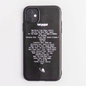 Shoot For The Stars Aim For The Moon tracklist phone case | Pop Smoke Related