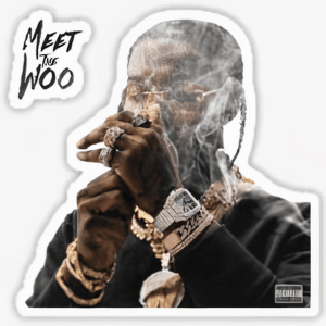 Meet The Woo 2 sticker | Pop Smoke Related