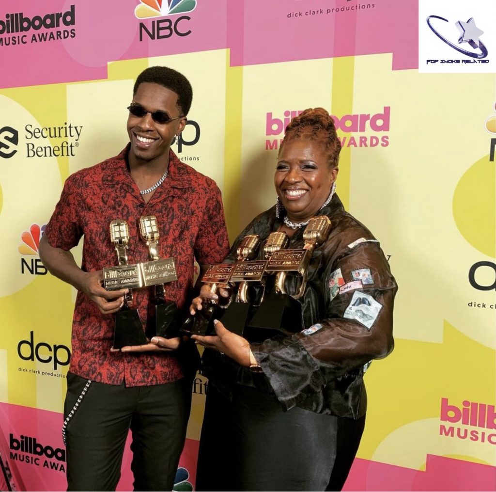 Pop Smoke's mom and brother accepts Pop Smoke's BBMAS Awards | Pop Smoke Related